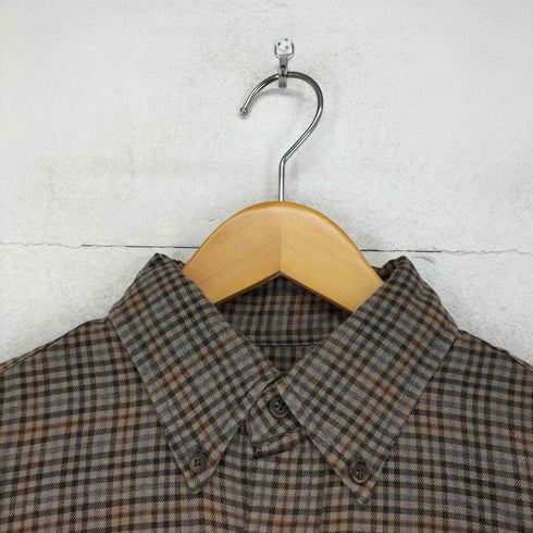 ギャップ Gap OLD 紺タグ ボタンダウン チェック シャツ メンズ import:S