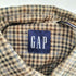 ギャップ Gap OLD 紺タグ ボタンダウン チェック シャツ メンズ import:S