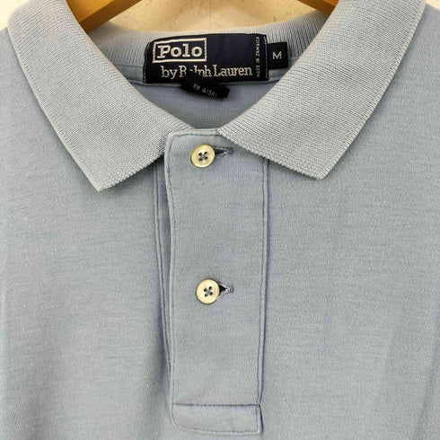 ポロバイラルフローレン Polo by RALPH LAUREN 90s ロゴ刺繍 ポロシャツ メンズ M
