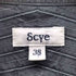 サイ SCYE ウォッシャブル ストライプ S/S シャツ メンズ 38