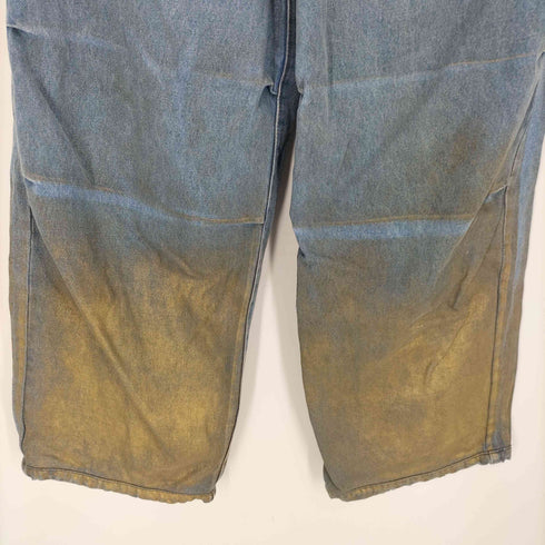 メゾンスペシャル MAISON SPECIAL Glitter Foil Handouted Denim キラキラ箔プリントデニム レディース JPN:38