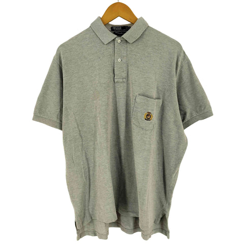 ポロバイラルフローレン Polo by RALPH LAUREN 90s The Big Shirt ロゴ刺繍 ポロシャツ メンズ M