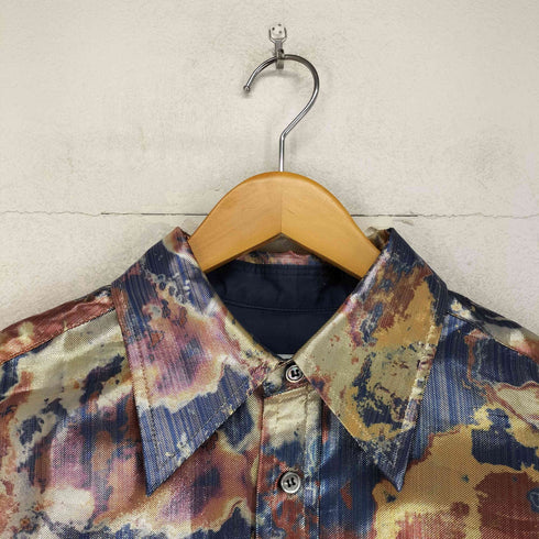トーガプルラ TOGA PULLA Metallic print shirt レディース 38