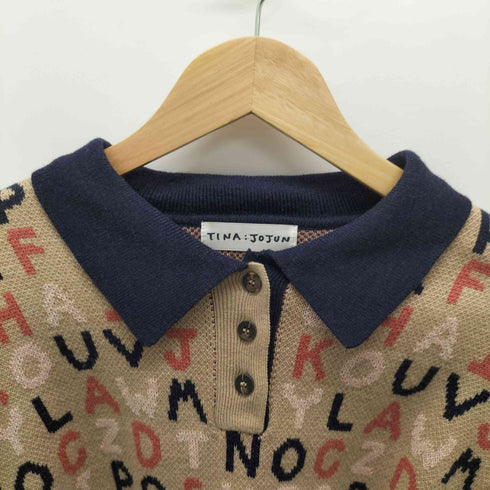 TINA:JOJUN マルチカラー クロップド ニットセーター レディース import:M