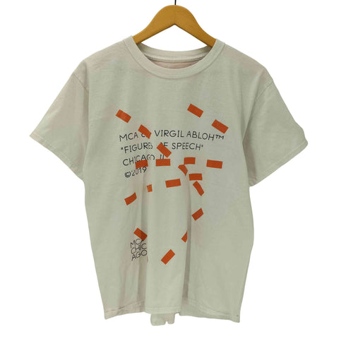チャンピオン Champion × Virgil Abloh × MCA Figures of Speech T-Shirt コラボ グラフィック アート S/S Tシャツ シカゴ メンズ import:M