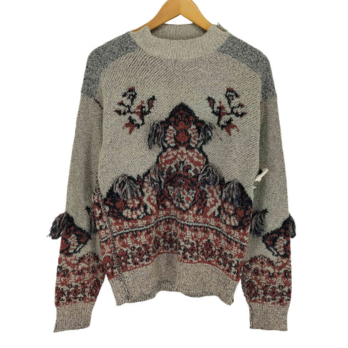 トーガプルラ TOGA PULLA Rug jacquard knit pullover レディース 38