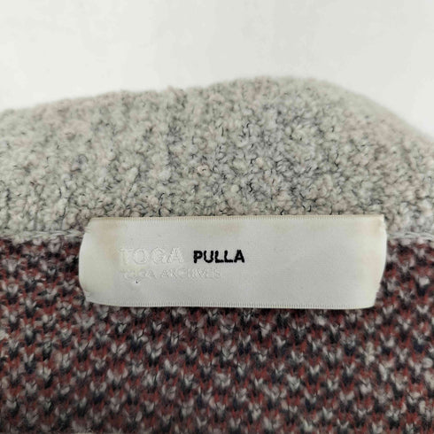 トーガプルラ TOGA PULLA Rug jacquard knit pullover レディース 38