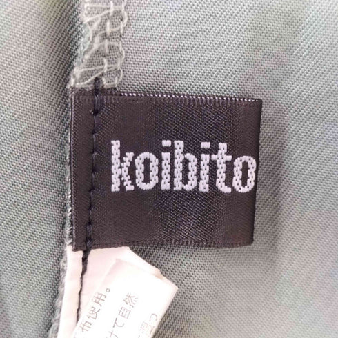 コイビトミサキ koibito misaki ニット切替 プリーツデザイン ワンピース レディース M-L