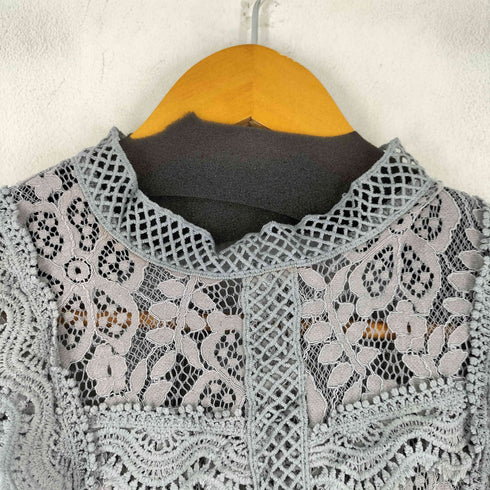 フィフス FIFTH カットワークデザイン 刺繍 シアーブラウス レディース