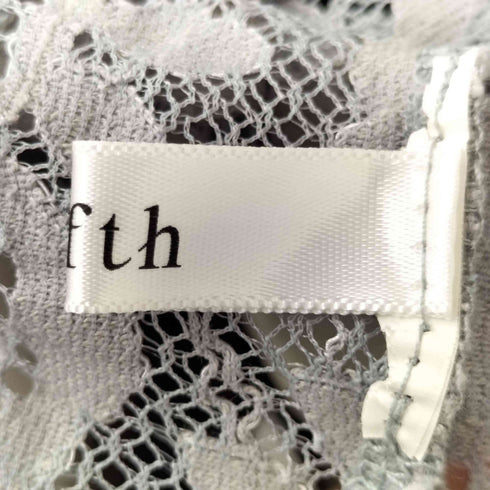 フィフス FIFTH カットワークデザイン 刺繍 シアーブラウス レディース