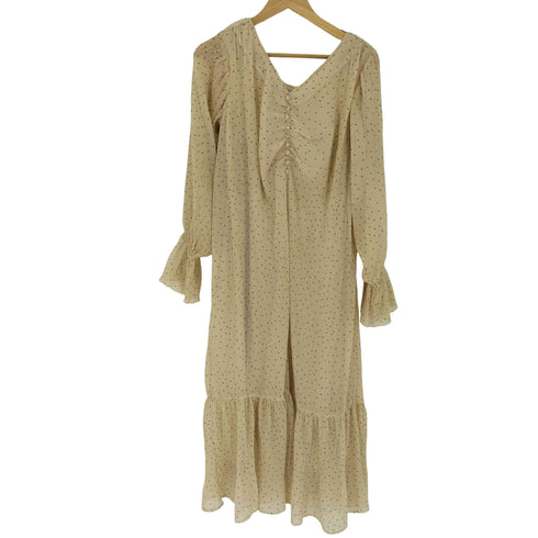 muguet シアー ドット ワンピース レディース