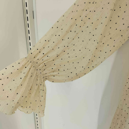 muguet シアー ドット ワンピース レディース