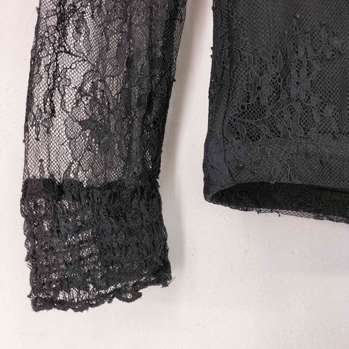 JULIA BOUTJQUE 総レース ハイネック シアカットソー レディース JPN:2