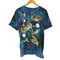 ザマウンテン the mountain 猫 宇宙 プリント S/S Tシャツ メンズ M