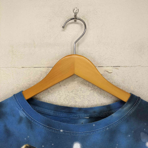 ザマウンテン the mountain 猫 宇宙 プリント S/S Tシャツ メンズ M