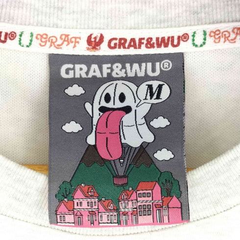 graf&wu ワッペンデザイン S/S Tシャツ メンズ import:M