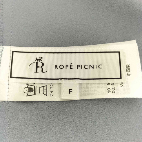 ロペピクニック Rope Picnic カットジョーゼットスキッパーブラウス/UVケア・接触冷感・防シワ レディース FREE