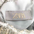 ザラ ZARA シルバー ビーズバケットバッグ レディース