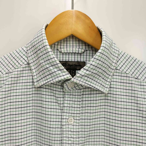 ナイジェルケーボン NIGEL CABOURN BRITISH OF FICERS SHIRT オックスフォード タッターソール シャツ メンズ EUR:48