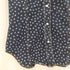 レッドヴァレンティノ RED VALENTINO ドット スナップボタン フリルスリーブ カーブデザイン デニムベスト レディース EUR:38