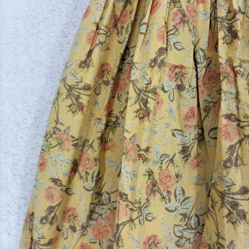 ピンクハウス PINK HOUSE 花柄 ギャザー ロングスカート レディース