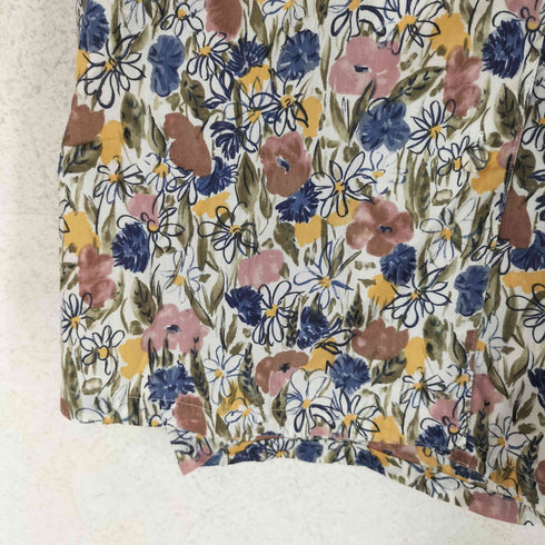 バーバリーズ BURBERRYS ボタニカル柄 L/S 開襟シャツ レディース