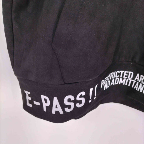 BACKSTAGE PASS グラフィックプリント ハーフジップ パーカー レディース