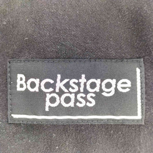 BACKSTAGE PASS グラフィックプリント ハーフジップ パーカー レディース