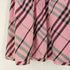 バーバリーブルーレーベル BURBERRY BLUE LABEL ノバチェック フリル ベルト付き チュニック ノースリーブ シャツ ワンピース レディース 36