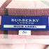バーバリーブルーレーベル BURBERRY BLUE LABEL ノバチェック フリル ベルト付き チュニック ノースリーブ シャツ ワンピース レディース 36
