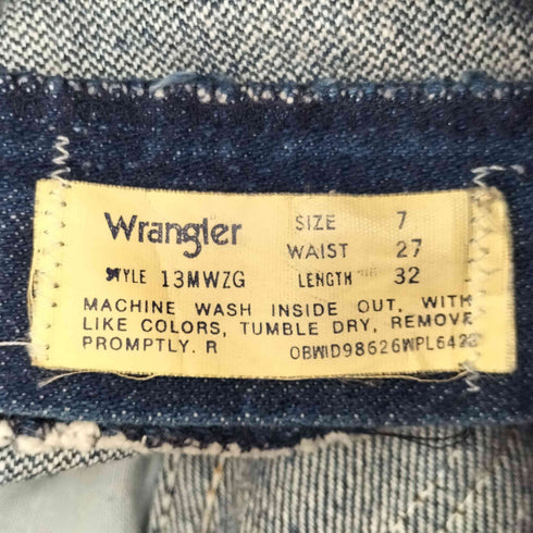 ラングラー Wrangler 90S 13MWZ ブロークンデニムパンツ レディース US:26-27
