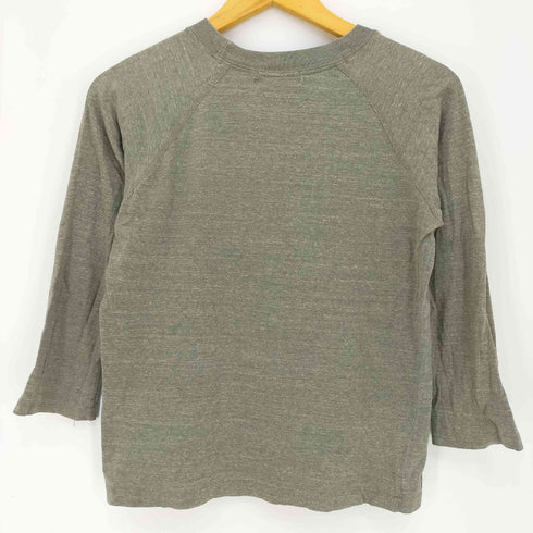 ヒステリックグラマー HYSTERIC GLAMOUR 00s ヒスガール プリント ラグラン クルーネック 七分袖 カットソー レディース FREE
