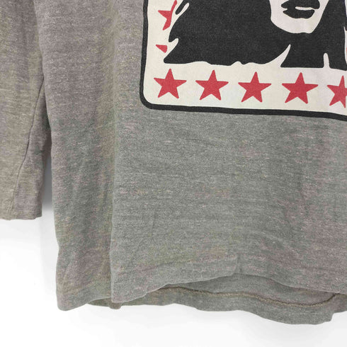 ヒステリックグラマー HYSTERIC GLAMOUR 00s ヒスガール プリント ラグラン クルーネック 七分袖 カットソー レディース FREE