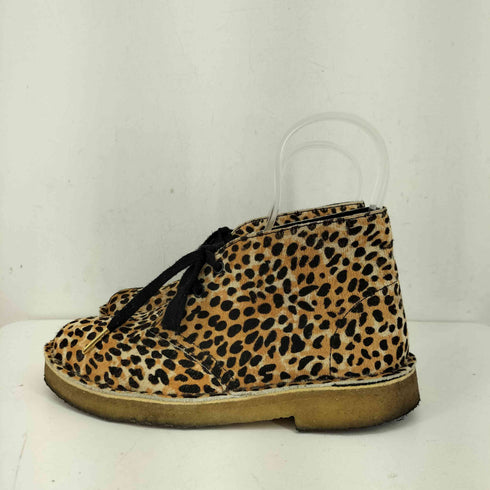 クラークスオリジナルズ Clarks ORIGINALS レオパード ハラコ デザートブーツ レディース JPN:23.5