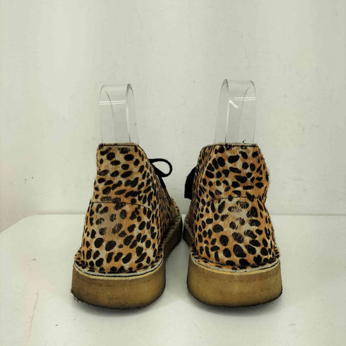 クラークスオリジナルズ Clarks ORIGINALS レオパード ハラコ デザートブーツ レディース JPN:23.5