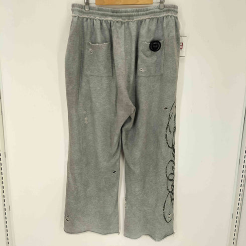 LOSTSHDWS 26SS DISTRESSED SCRIPT SWEATPANT メンズ L