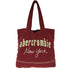 アバクロンニューヨーク Abercrombie NEW YORK 刺繍ロゴ キャンバス トート レディース