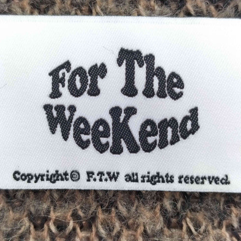 エフティダブリュー フォーザウィーケンド FTW / FOR THE WEEKEND MOHAIR CARDIGAN ウール混 アクリル レオパード カーディガン レディース JPN:L