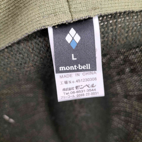 モンベル mont bell ウールハット レディース L