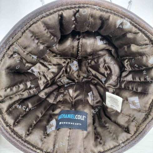NATHANIEL COLE レザービーニーキャップ レディース