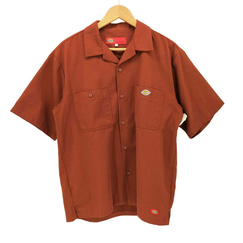 ディッキーズ Dickies オープンカラー 半袖 ワークシャツ メンズ import:L
