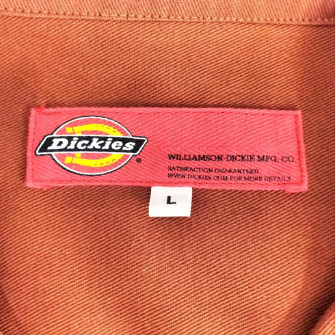 ディッキーズ Dickies オープンカラー 半袖 ワークシャツ メンズ import:L