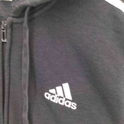 アディダス adidas エッセンシャルズ フリース スリーストライプス フルジップパーカー メンズ