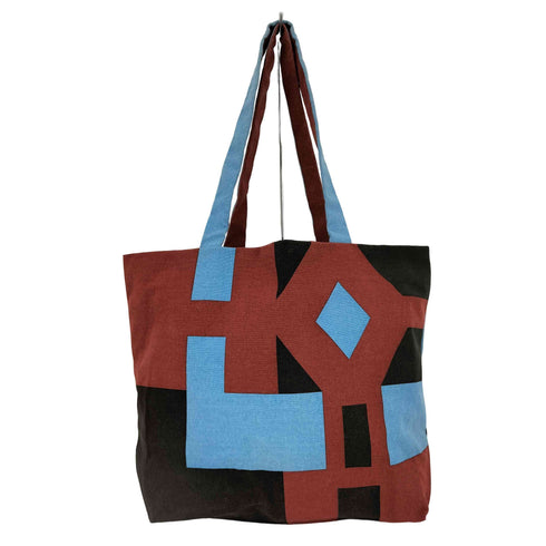 カンペール CAMPER ×DAMIEN POULAIN TYPOGRAPHY 幾何学模様 トートバッグ メンズ
