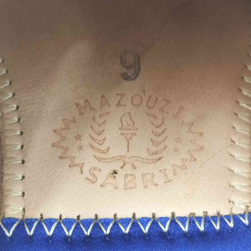 BABOUCHE KAKEN MAZOUZI SABRI 花刺繍 ミュール レディース 9