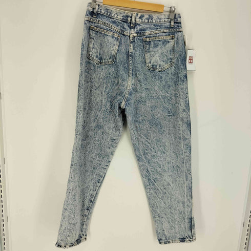CONGO TRADER 80-90S USA製 IDEAL ZIP アイスウォッシュ ワイドテーパード デニム パンツ レディース 18