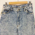 CONGO TRADER 80-90S USA製 IDEAL ZIP アイスウォッシュ ワイドテーパード デニム パンツ レディース 18
