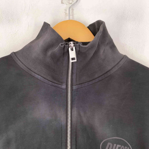 ディーゼル DIESEL USED加工 ジップアップ スウェット メンズ import:L