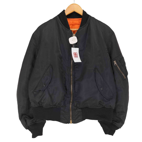 アルファインダストリーズ ALPHA INDUSTRIES USA製 MA-1 KNOXVILLE TNアメリカ空軍 JACKET IDEALジップ フライトジャケット メンズ L