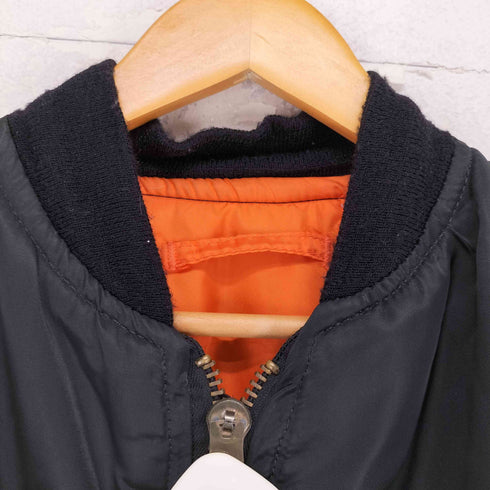 アルファインダストリーズ ALPHA INDUSTRIES USA製 MA-1 KNOXVILLE TNアメリカ空軍 JACKET IDEALジップ フライトジャケット メンズ L